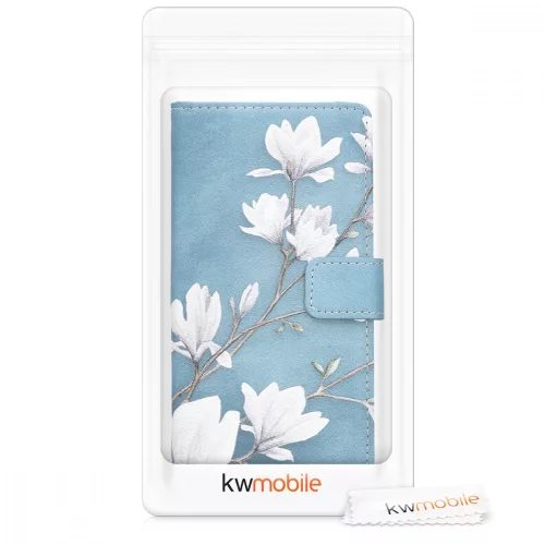 Husa Huawei Y6 (2018), Piele ecologica, Albastru, 45923.02