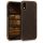Husa Apple iPhone XR, Piele naturala, Maro, 45955.05