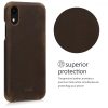 Husa Apple iPhone XR, Piele naturala, Maro, 45955.05