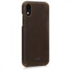 Husa Apple iPhone XR, Piele naturala, Maro, 45955.05