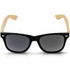 Ochelari de soare unisex Navaris, UV400, Bambus, Gri, 40731.01.47