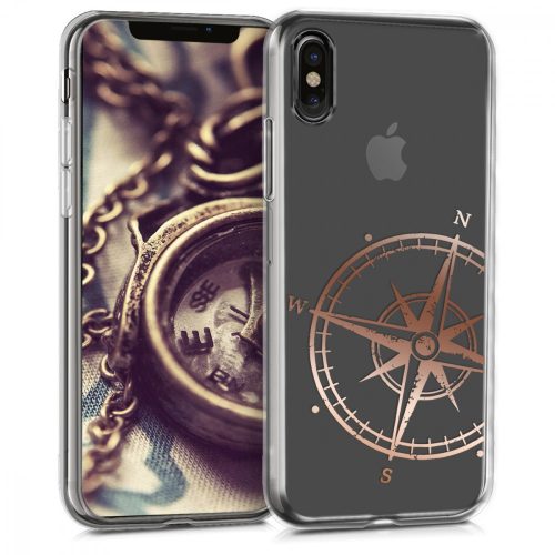 Husa Apple iPhone X / iPhone XS, Silicon, Roz, 42505.11