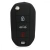 Husa Cheie Auto pentru Peugeot / Citroen - 3 Butoane, Silicon, Negru, 46051.01