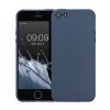 Husa Apple iPhone 5 / iPhone 5s / iPhone SE, Silicon, Albastru, 33098.116
