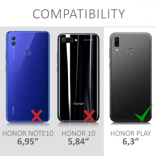 Husa Huawei Honor Play, Silicon, Transparent, 46098.03