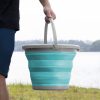 Galeata pliabila din cauciuc termoplastic Navaris, 5 L, Albastru, 45985.2.78