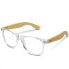 Ochelari fara prescriptie medicala Navaris pentru lumina albastra, Unisex, Bambus, 46156.03