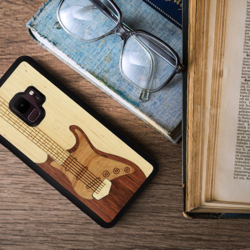 Husa Samsung Galaxy S9, Lemn, Maro, 44479.04