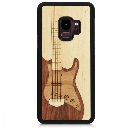 Husa Samsung Galaxy S9, Lemn, Maro, 44479.04