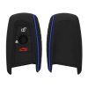 Husa Cheie Auto pentru BMW - 3 Butoane - Keyless Go, Silicon, Negru, 46209.04