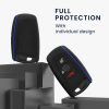 Husa Cheie Auto pentru BMW - 3 Butoane - Keyless Go, Silicon, Negru, 46209.04