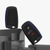 Husa Cheie Auto pentru BMW - 3 Butoane - Keyless Go, Silicon, Negru, 46209.04