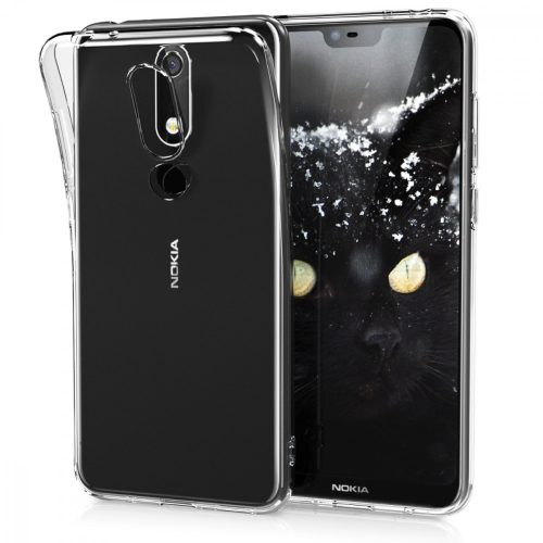 Husa Nokia 5.1 Plus, Silicon, Transparent, 46195.03