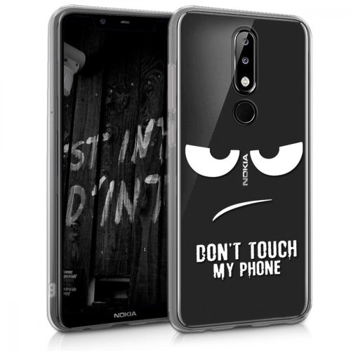 Husa Nokia 5.1 Plus, Silicon, Alb, 46196.01
