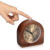 Ceas cu alarma analogic din lemn Snooze Retro, 46228.18