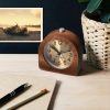 Ceas cu alarma analogic din lemn Snooze Retro, 46228.18