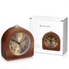 Ceas cu alarma analogic din lemn Snooze Retro, 46228.18