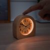 Ceas cu alarma analogic din lemn Snooze Retro, 46228.24