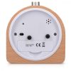 Ceas cu alarma analogic din lemn Snooze Retro, 46228.24