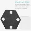 Set 6 Panouri pluta hexagonal Navaris, 15 x 17 cm, 10 pini, 46230.03