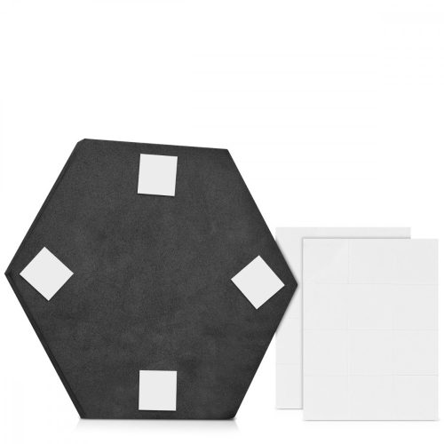 Set 6 Panouri pluta hexagonal Navaris, 15 x 17 cm, 10 pini, 46230.02