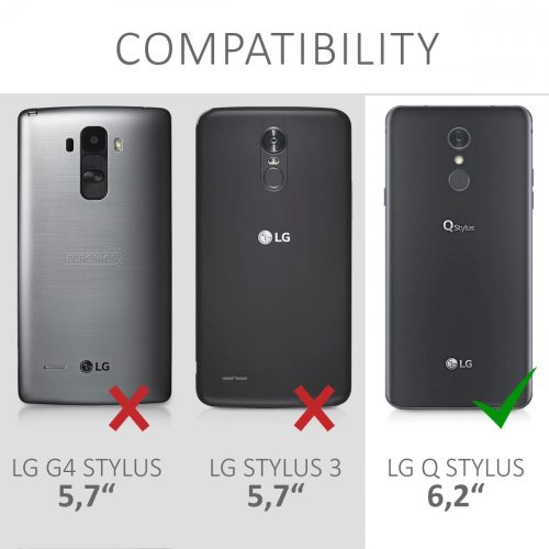 Husa LG Q Stylus, Textil, Negru, 46240.73