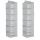 Set 2 Organizator imbracaminte suspendat, 6 rafturi, 30 x 30 x 126 cm, 46267.22