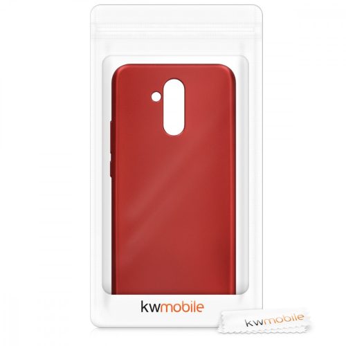 Husa Huawei Mate 20 Lite, Silicon, Rosu, 46202.36