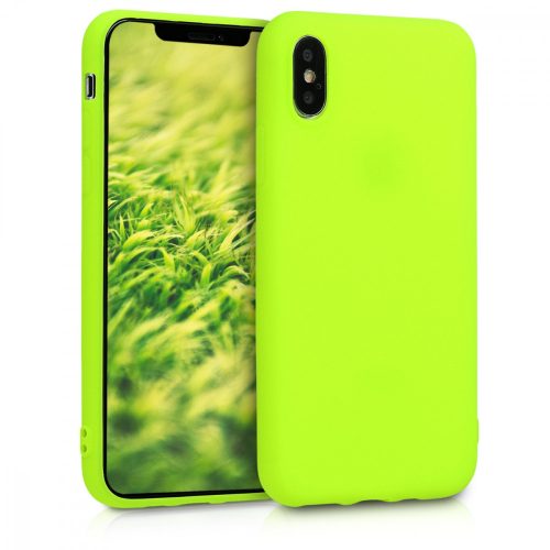 Husa Apple iPhone X / iPhone XS, Silicon, Galben, 46270.75