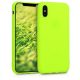 Husa Apple iPhone X / iPhone XS, Silicon, Galben, 46270.75