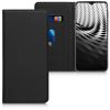 Husa OnePlus 6T, Piele ecologica, Negru, 46320.01