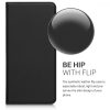 Husa OnePlus 6T, Piele ecologica, Negru, 46320.01