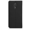 Husa OnePlus 6T, Piele ecologica, Negru, 46320.01