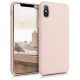 Husa Apple iPhone X / iPhone XS, Silicon, Roz, 46313.10
