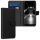 Husa Wiko Harry 2, Piele ecologica, Negru, 46284.01