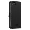 Husa Wiko Harry 2, Piele ecologica, Negru, 46284.01