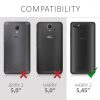 Husa Wiko Harry 2, Piele ecologica, Negru, 46284.01