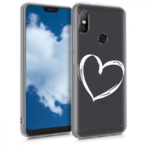 Husa Xiaomi Mi A2 Lite / Redmi 6 Pro, Silicon, Alb, 46064.02