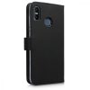 Husa HTC U12 Life, Piele ecologica, Negru, 46335.01