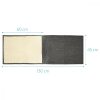 Set 2x Protectie impotriva zgarieturilor pentru Pisici, 60x45 cm, Sisal, Gri, 46354.19.02