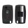 Husa Cheie Auto pentru Peugeot / Citroen - 2 Butoane, Silicon, Negru, 45652.03