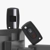 Husa Cheie Auto pentru Peugeot / Citroen - 2 Butoane, Silicon, Negru, 45652.03