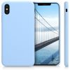 Husa Apple iPhone XS Max, Silicon, Albastru, 45909.58