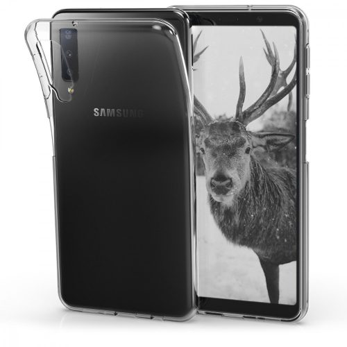 Husa Samsung Galaxy A7 (2018), Silicon, Transparent, 46419.03