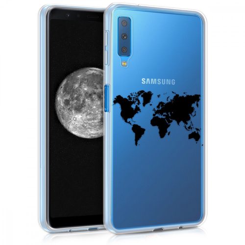 Husa Samsung Galaxy A7 (2018), Silicon, Negru, 46430.02
