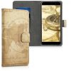 Husa Wiko Lenny 5, Piele ecologica, Maro, 46462.01