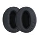 Set 2 Perne de urechi pentru casti Sennheiser HD 4.50 BTNC, Kwmobile, Negru, Piele ecologica, 46414.01