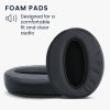 Set 2 Perne de urechi pentru casti Sennheiser HD 4.50 BTNC, Kwmobile, Negru, Piele ecologica, 46414.01