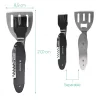 Set de ustensile pentru gratar din otel inoxidabil Navaris, 5 instrumente, 46478.01