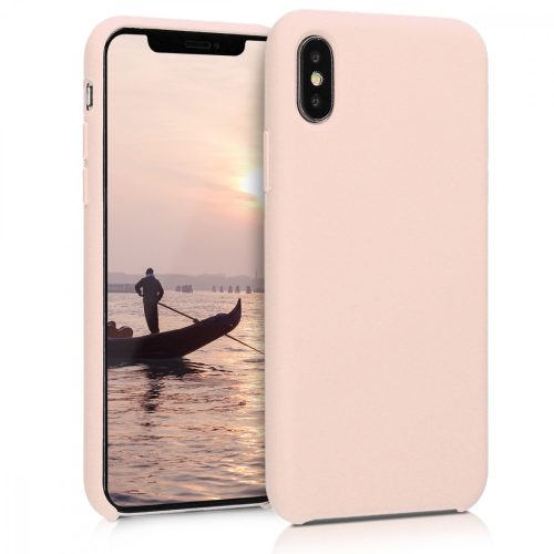 Husa Apple iPhone X / iPhone XS, Silicon, Roz, 42495.10